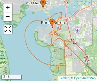 Area schools map